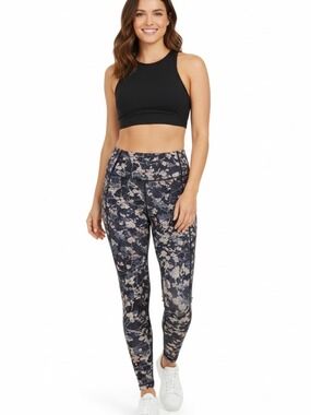 Lululemon s High rise leggings pocket size 4 black pink ecru athletics